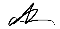 Aaron Sinclair signature